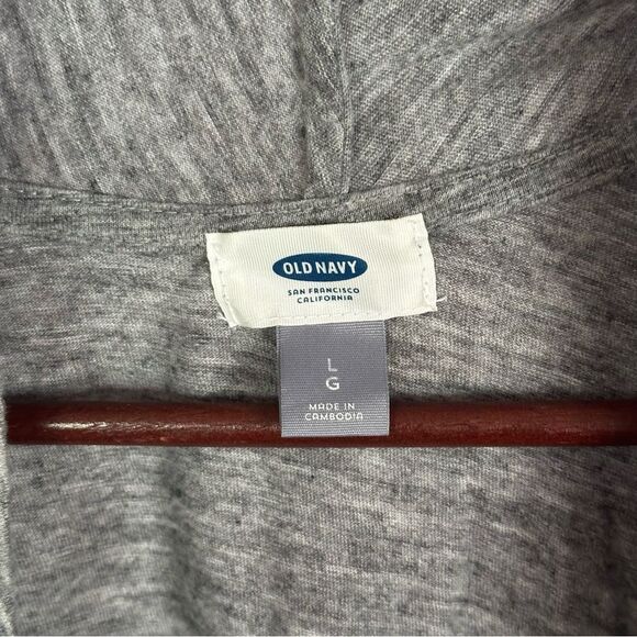 Old Navy Woman’s Cardigan Sz L Grey - Picture 3 of 4